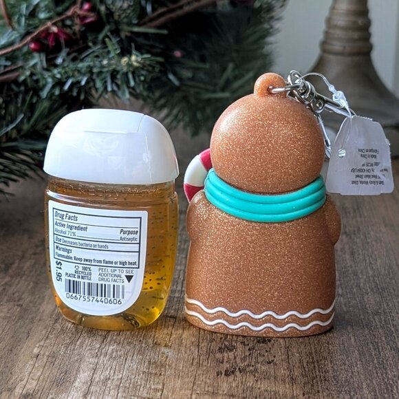 NEW🎄Bath & Body Works Gingerbread Man Pocketbac Holder - Picture 2 of 3